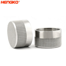 Custom microns sintered 316L stainless steel powder or mesh sintering oil filter cartridge